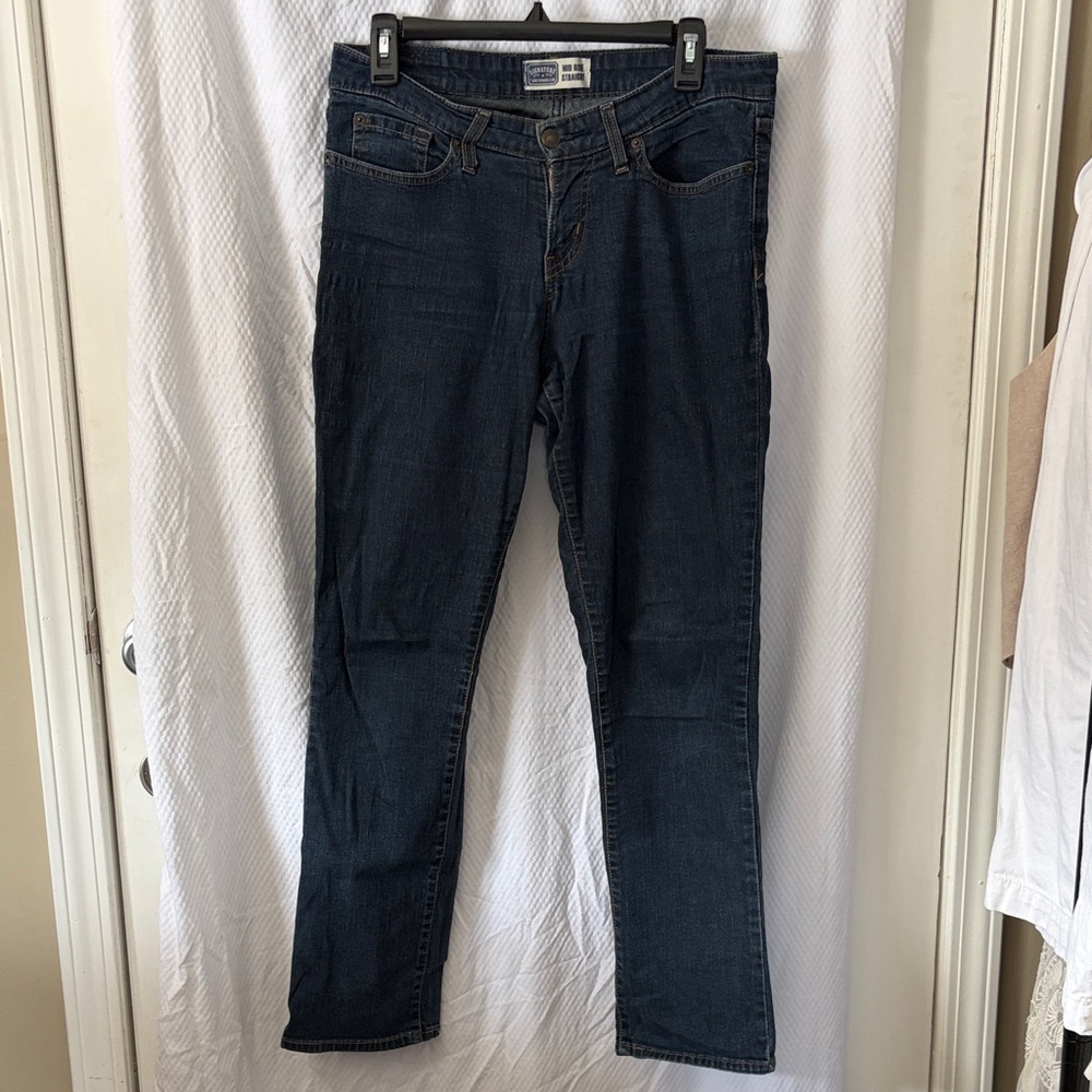 VINTAGE Signature by Levi Strauss & Co 8 Short 98% Cotton Dark Wash Denim